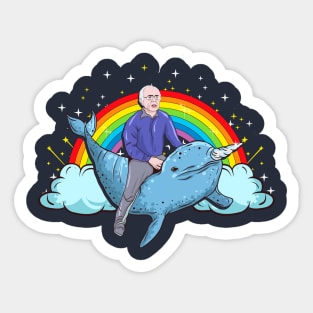 Bernie Sanders Narwhal 2020 Sticker